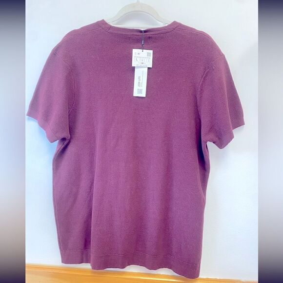 NWT ZARA RELAXED FIT T-SHIRT SZ L - Picture 5 of 7